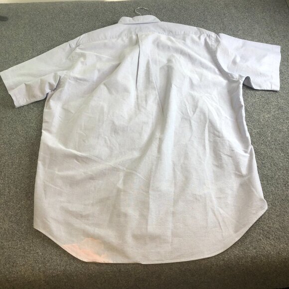 Polo Ralph Lauren Shirt Mens Large Blue Short Sleeve Blake Chambray Flesh Pony - Picture 11 of 13